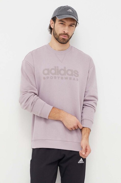 Μπλούζα adidas Heawyn χρώμα: μοβ IG2377 IW1192