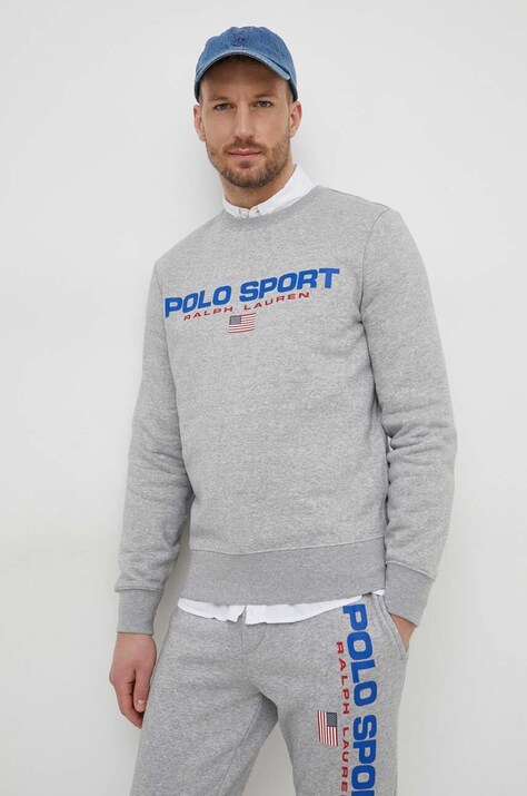 Μπλούζα Polo Ralph Lauren χρώμα: γκρι
