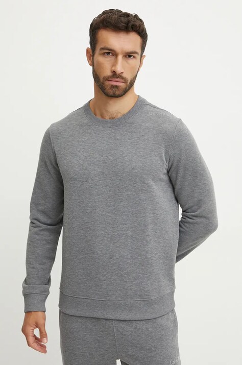 Φούτερ προπόνησης Calvin Klein Performance χρώμα: γκρι