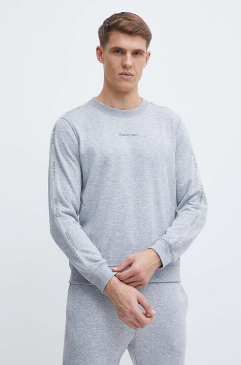 Φούτερ προπόνησης Calvin Klein Performance χρώμα: γκρι