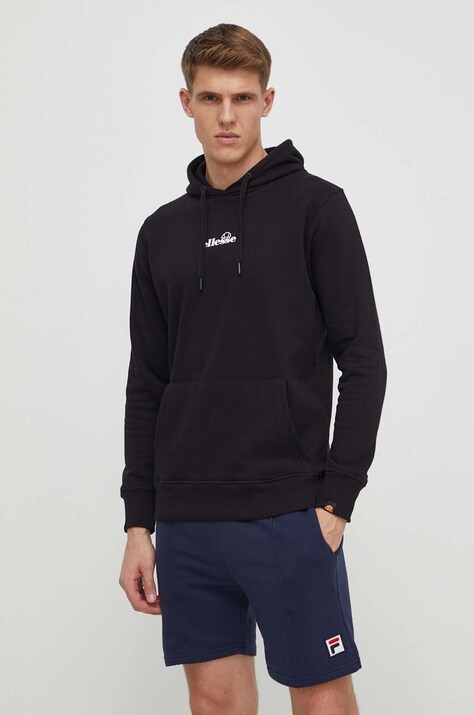 Μπλούζα Ellesse Pershuta OH Hoody χρώμα: μαύρο, με κουκούλα, SHP16466
