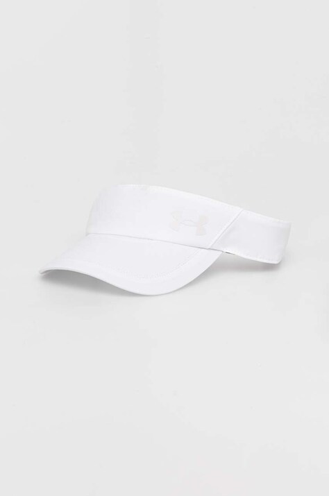 Γείσο Under Armour Isochill Launch χρώμα: άσπρο