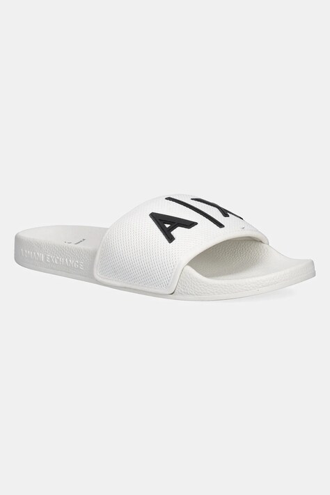 Παντόφλες Armani Exchange χρώμα: άσπρο, XUP001 XV820 K488