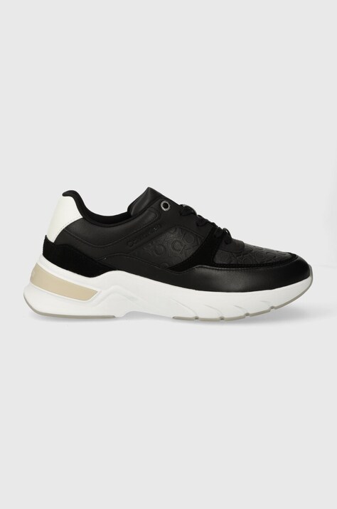 Αθλητικά Calvin Klein ELEVATED RUNNER - MONO MIX χρώμα: μαύρο, HW0HW01869