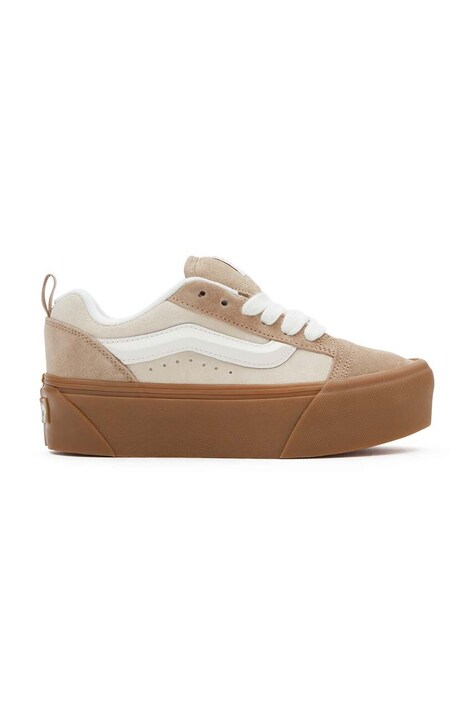 Σουέτ sneakers Vans Knu Stack χρώμα: μπεζ, VN000CP6DJR1