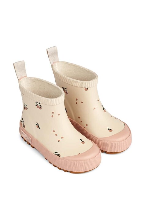 Παιδικές γαλότσες Liewood Tekla Printed Rainboot χρώμα: ροζ