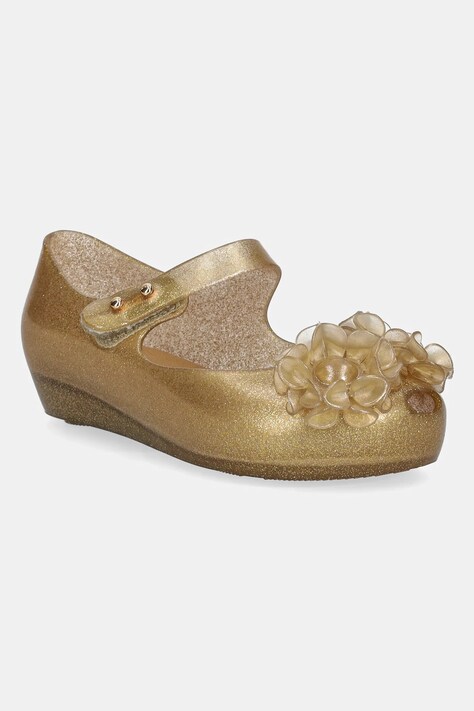 Παιδικές μπαλαρίνες Melissa ULTRAGIRL SPRINGTIME BB χρώμα: χρυσαφί
