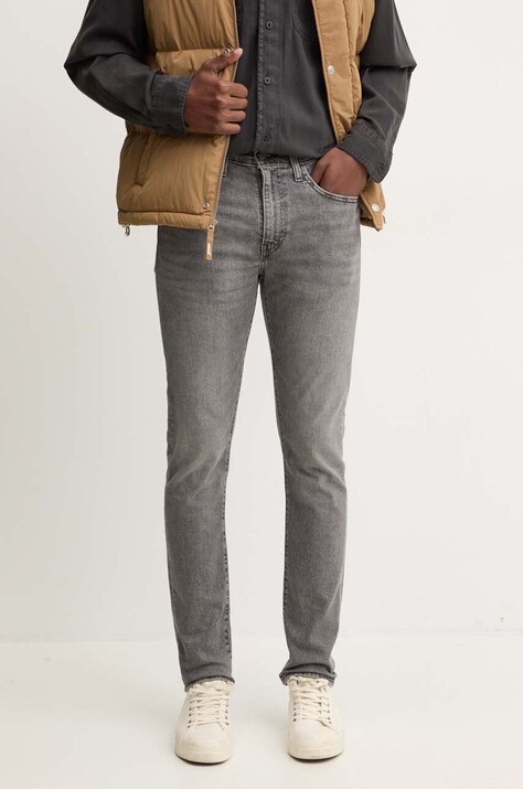 Τζιν παντελόνι Levi's 512 SLIM χρώμα: γκρι