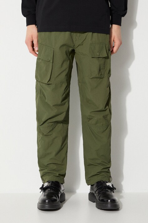 Παντελόνι Maharishi Veg Dyed Cargo Track Pants Japanese χρώμα: πράσινο, 5040.OLIVE