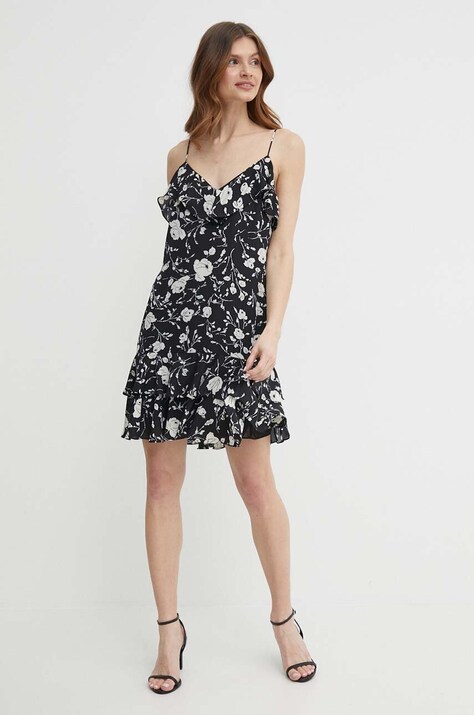Φόρεμα Lauren Ralph Lauren χρώμα: μαύρο, 200933375