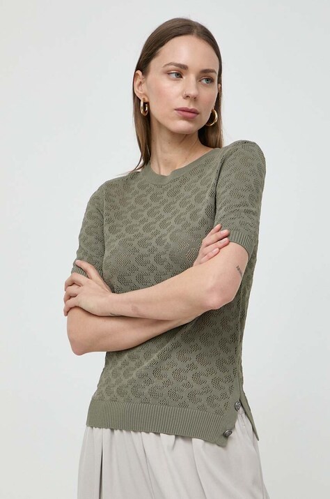 Πουλόβερ Guess BELLE χρώμα: πράσινο, W4GR15 Z36O0