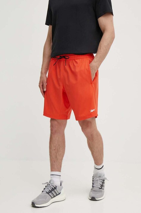 Σορτς προπόνησης Reebok Workout Ready χρώμα: κόκκινο, 100076412