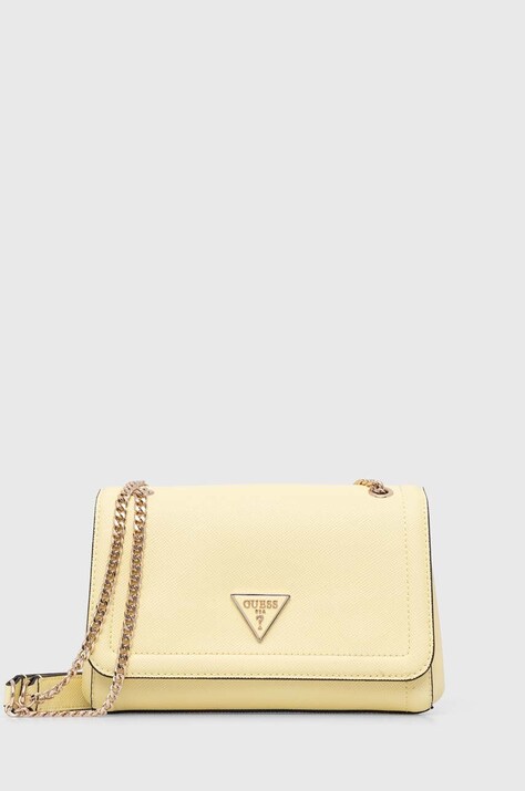 Τσάντα Guess χρώμα: κίτρινο