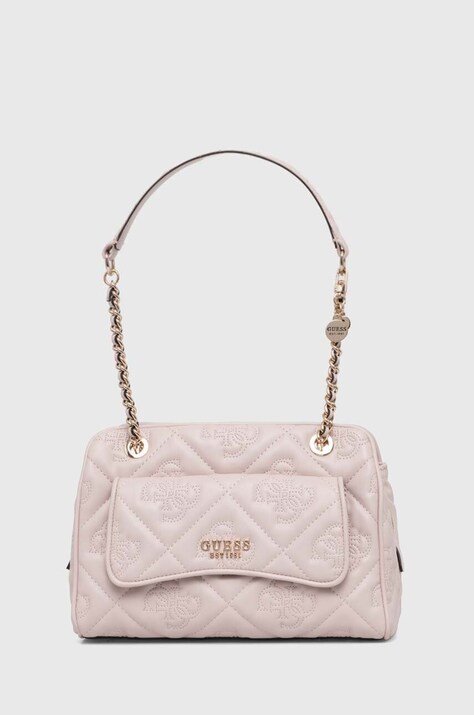 Τσάντα Guess χρώμα: ροζ