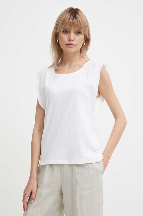 Λευκό μπλουζάκι Pepe Jeans KAI KAI χρώμα: μπεζ, PL505842 PL505842