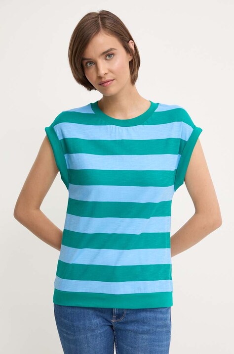 Βαμβακερό μπλουζάκι United Colors of Benetton γυναικεία