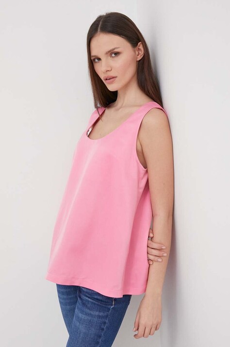 Top United Colors of Benetton χρώμα: ροζ
