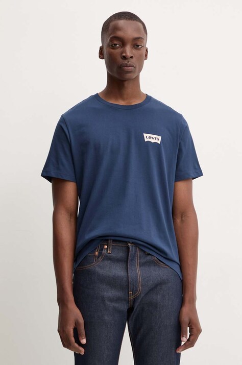 Βαμβακερό μπλουζάκι Levi's ανδρικά