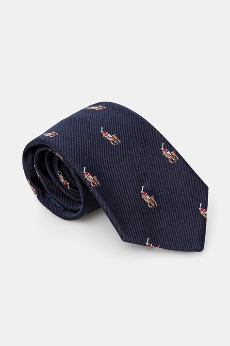 Παιδική μεταξωτή γραβάτα Polo Ralph Lauren χρώμα: ναυτικό μπλε, 352654427004
