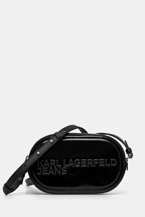 Τσάντα Karl Lagerfeld Jeans χρώμα: μαύρο, A1W30336