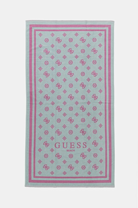 Βαμβακερή πετσέτα Guess χρώμα: τιρκουάζ, E5GZ08 SG00P