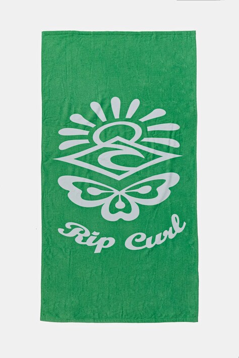 Βαμβακερή πετσέτα Rip Curl χρώμα: πράσινο, 01OWTO