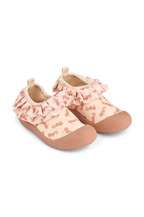 Παιδικά παπούτσια νερού Liewood Sonja Flounce Sea Shoe χρώμα: πορτοκαλί, LW19783