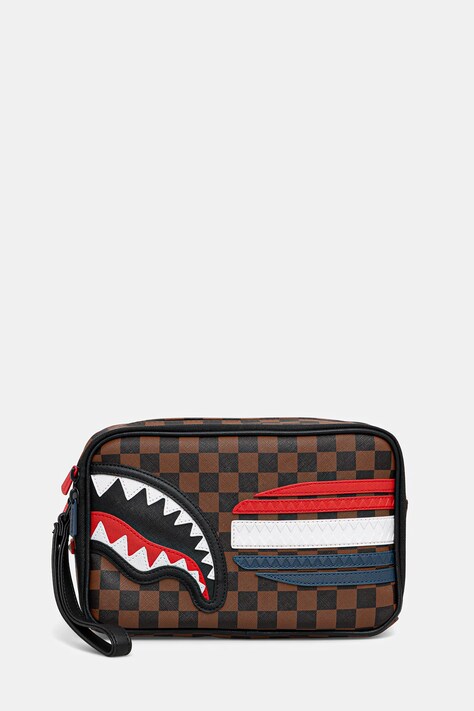 Νεσεσέρ καλλυντικών Sprayground χρώμα: καφέ, 910B7492NSZ