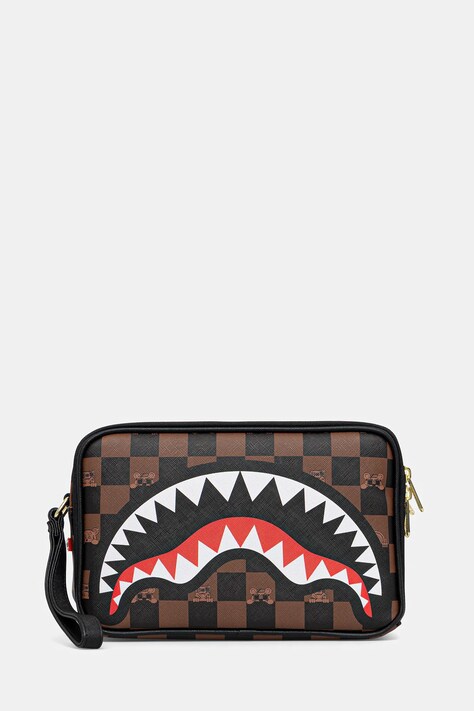 Νεσεσέρ καλλυντικών Sprayground χρώμα: καφέ, 910B7510NSZ
