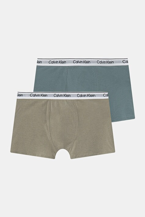 Παιδικά μποξεράκια Calvin Klein Underwear 2-pack χρώμα: πράσινο, B70B700506