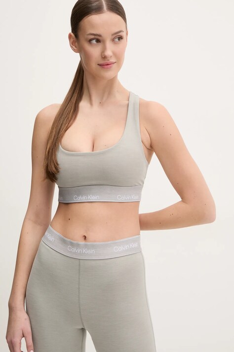 Αθλητικό σουτιέν Calvin Klein Performance χρώμα: γκρι, LVGWS5K138