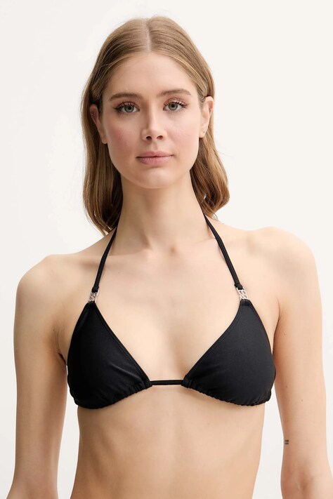 Bikini top Filippa K χρώμα: μαύρο, 31186