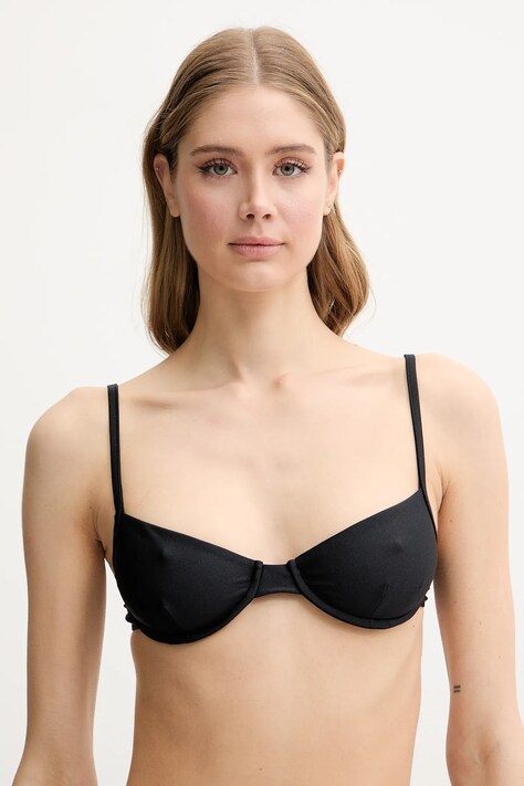 Bikini top Filippa K χρώμα: μαύρο, 31185