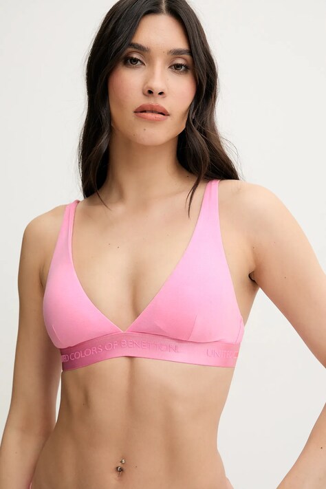 Σουτιέν United Colors of Benetton χρώμα: ροζ, 3OP81R01F