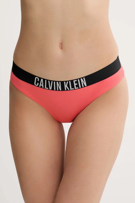 Μαγιό σλιπ μπικίνι Calvin Klein χρώμα: ροζ, KW0KW02752