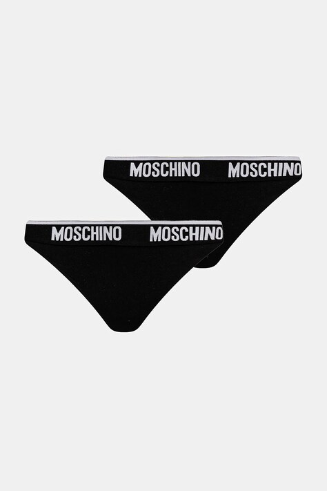 Σλιπ Moschino Underwear 2-pack χρώμα: μαύρο, 1390.4406