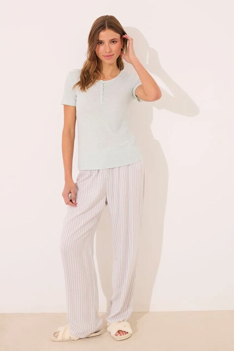 Πιτζάμα women'secret χρώμα: πράσινο, 3599185