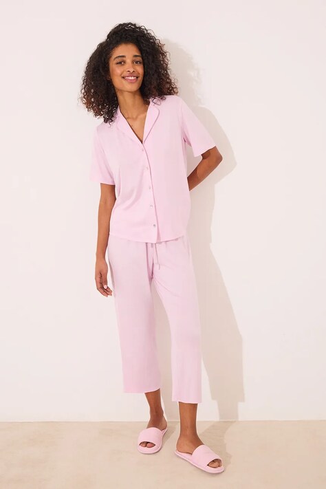 Πιτζάμα women'secret χρώμα: ροζ, 4759925