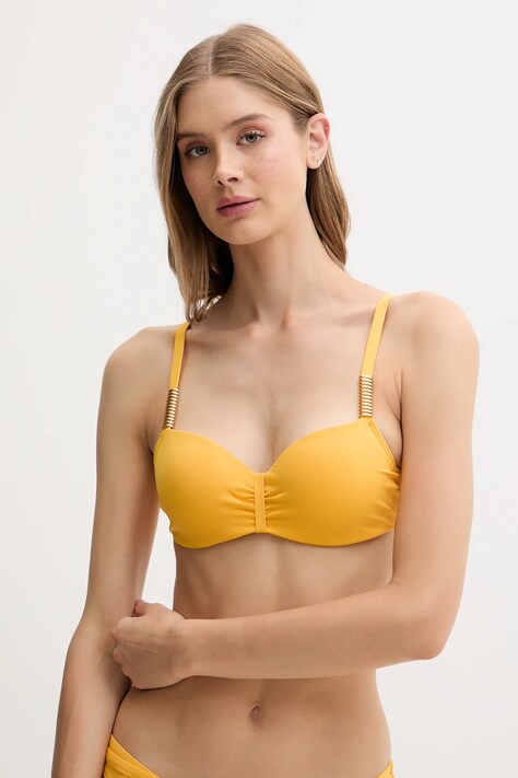 Bikini top Chantelle ICON χρώμα: κίτρινο, C16VN5
