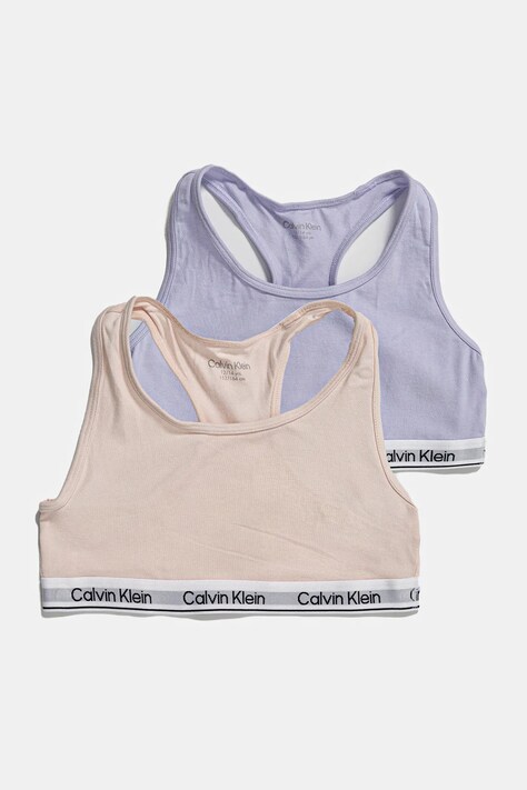 Παιδικό σουτιέν Calvin Klein Underwear 2-pack χρώμα: μοβ, G80G800742