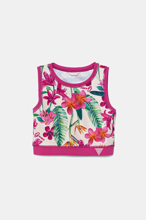 Παιδικό αθλητικό σουτιέν Guess χρώμα: ροζ, J5GI35 MC01P