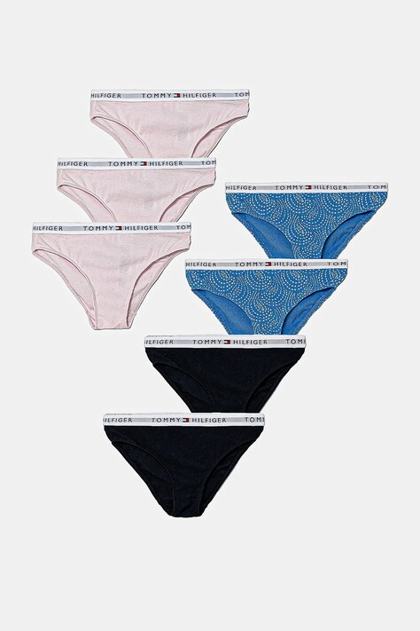 Παιδικά εσώρουχα Tommy Hilfiger 7-pack χρώμα: ροζ, UG0UG00758