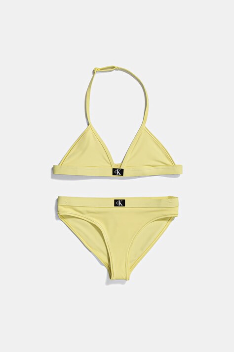Μαγιό δύο τεμαχίων Calvin Klein Jeans χρώμα: κίτρινο, KY0KY00092