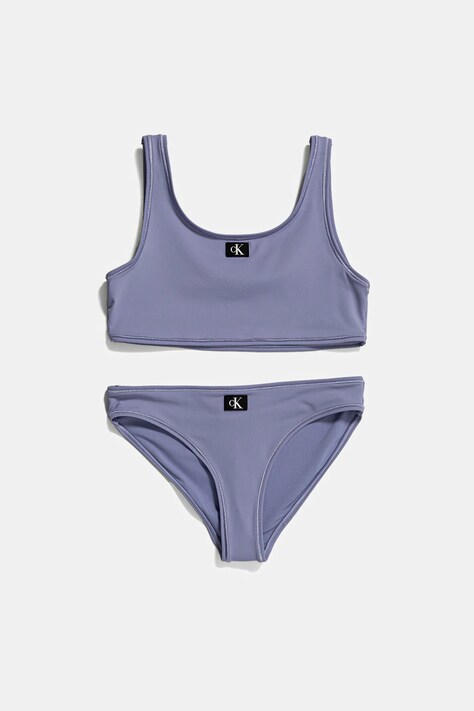 Μαγιό δύο τεμαχίων Calvin Klein Jeans χρώμα: μοβ, KY0KY00093