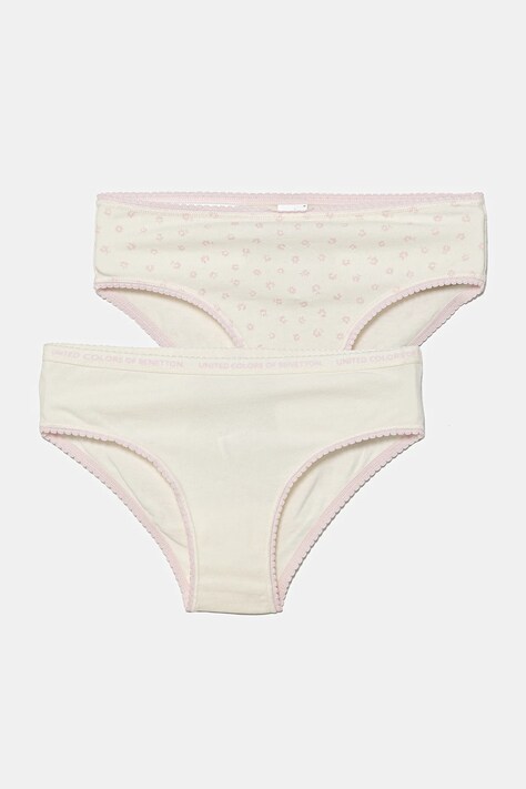 Παιδικά εσώρουχα United Colors of Benetton 2-pack χρώμα: μπεζ, 319X0S02F