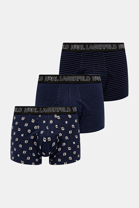 Μποξεράκια Karl Lagerfeld 3-pack χρώμα: ναυτικό μπλε, A1M47042