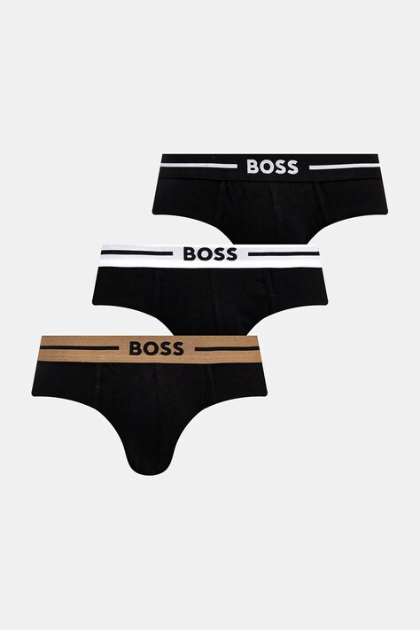 Σλιπ BOSS 3-pack χρώμα: μαύρο, 50532462