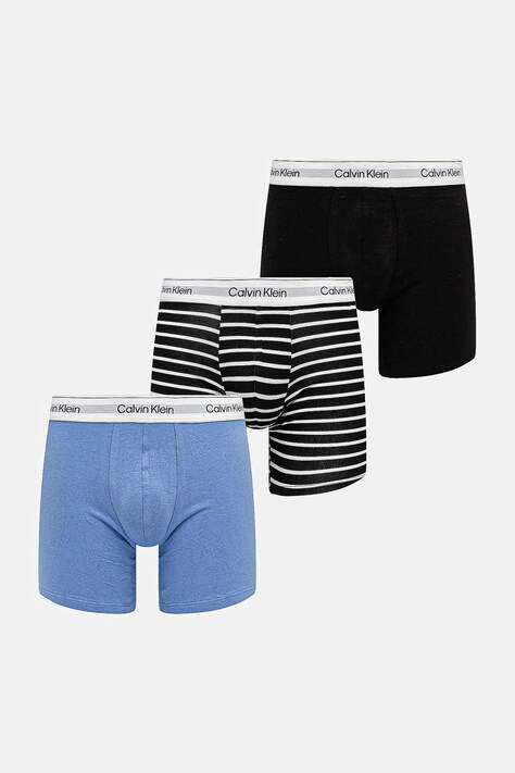 Μποξεράκια Calvin Klein Underwear 3-pack χρώμα: μοβ, LV00NB4394