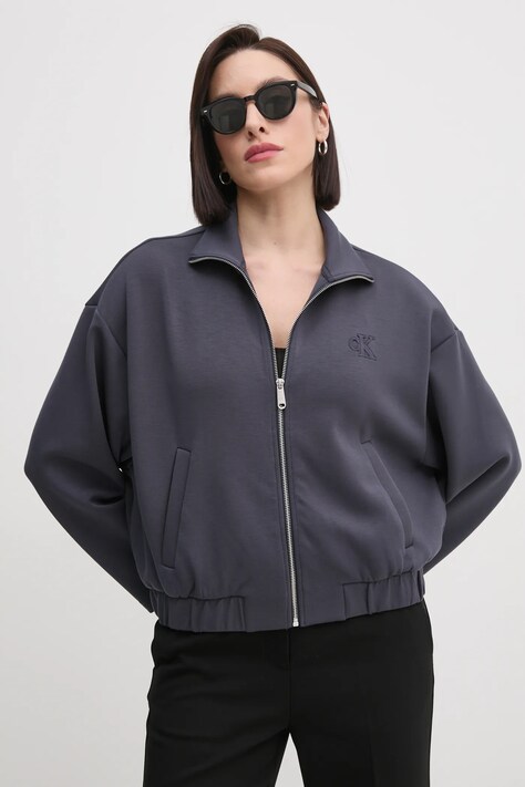 Μπλούζα Calvin Klein Jeans χρώμα: γκρι, J20J224993