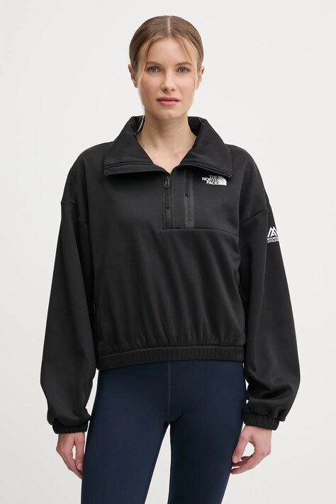 Αθλητική μπλούζα The North Face Mountain Athletics χρώμα: μαύρο, NF0A8BFPJK31